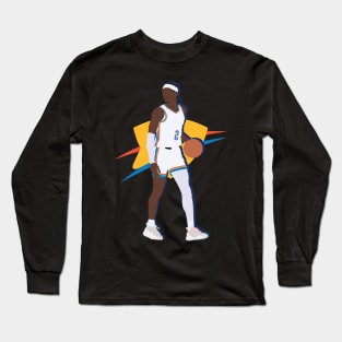 Shai Gilgeous-Alexander OKC Thunder Collage Long Sleeve T-Shirt